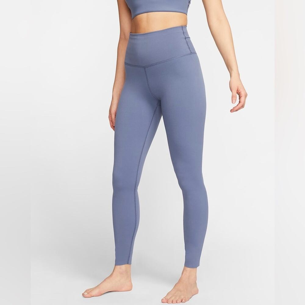 NWT Plus Size Powder Light Blue Nike Yoga Dri Fit Luxe Legging Sz XXL Athleisure